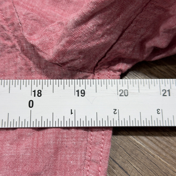 Jachs New York Shirt Men's Medium Pink Short Sleeve Classic Workwear Button-Down - Picture 9 of 9